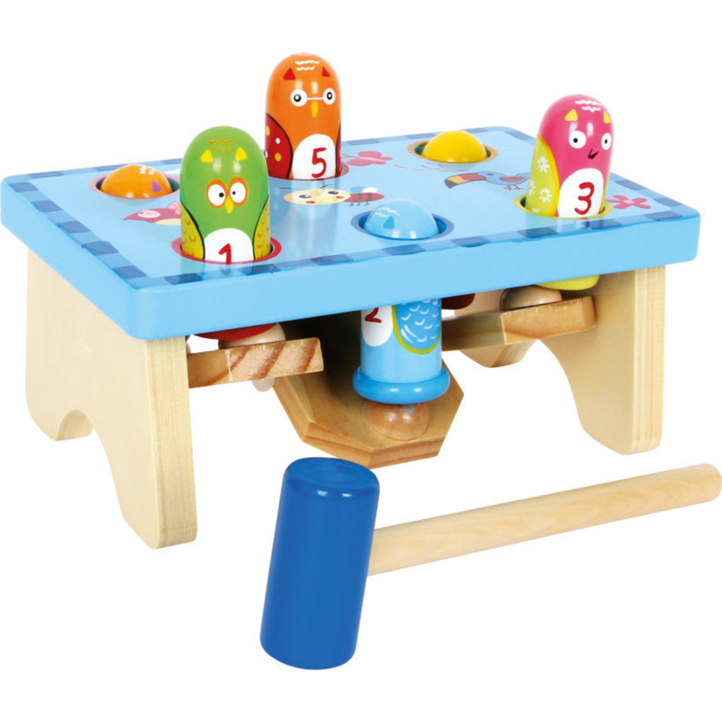 Klopfspiel aus Holz "Hau den Vogel" von small foot