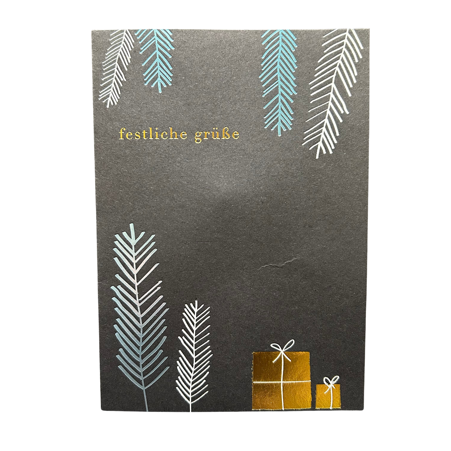 Weihnachtskarte Festliche Grüße von räder design