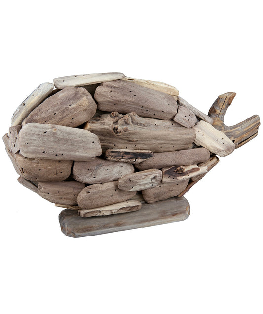 Dekofigur Fisch aus Holz von Gilde - maritime Dekoration