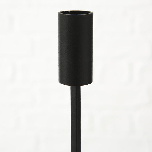 Metal candle holder for taper candles set of 3 by Boltze set price