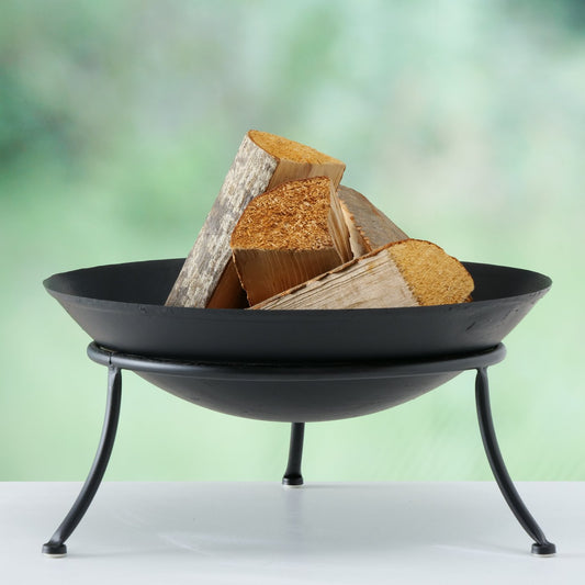 Feuerschale schwarz schlicht von Boltze - Feuerstelle Garten Lagerfeuer