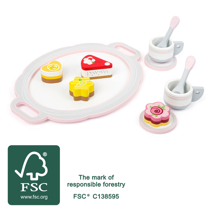 Kaffee und Kuchen-Set aus Holz von small foot