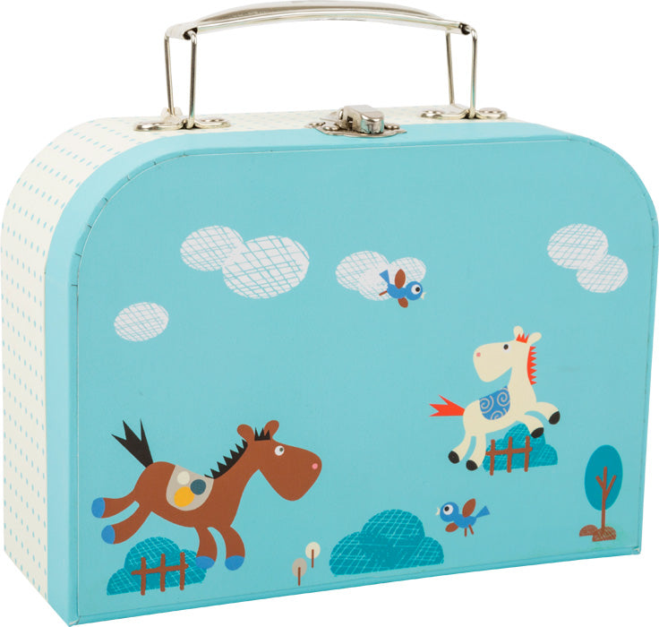 Lunchbox/Koffer mit Lebensmitteln aus Holz von small foot