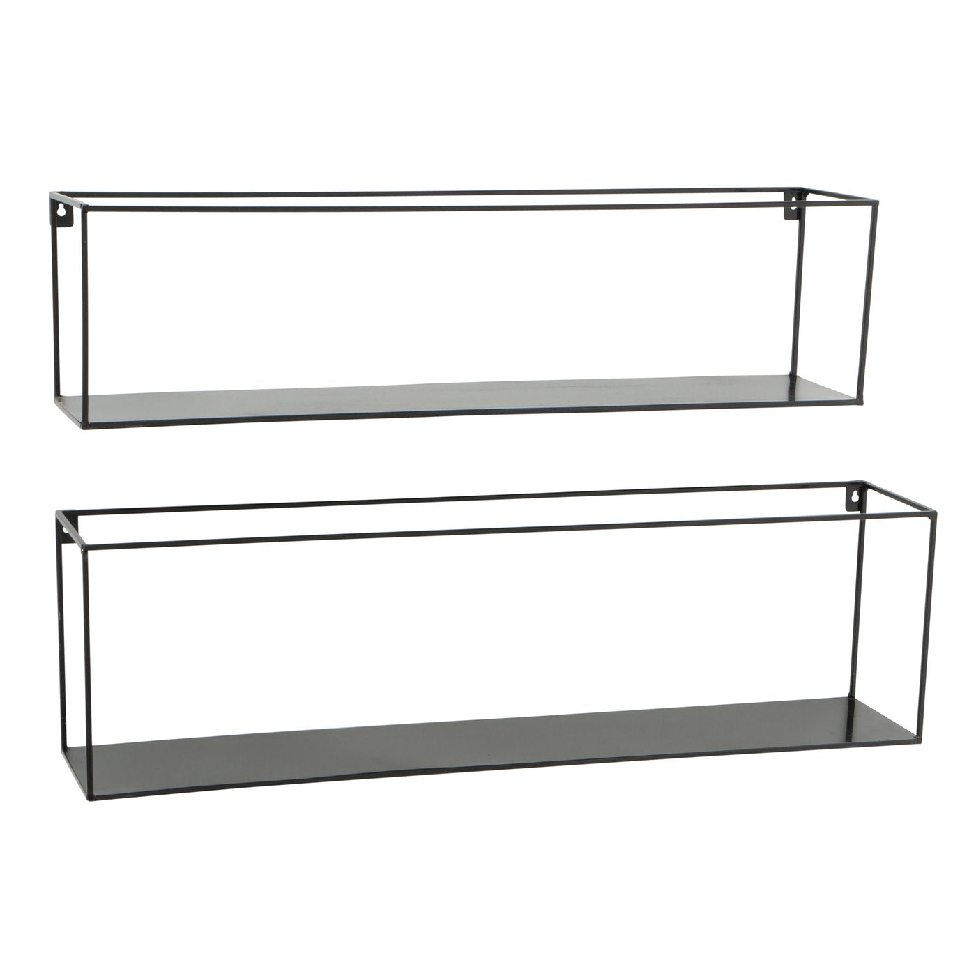 Wandregal aus Metall 2er-Set von Boltze - Wanddekoration Organisation modern