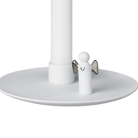 Porcelain candle holder "Angel light, silver" by räder design Engel