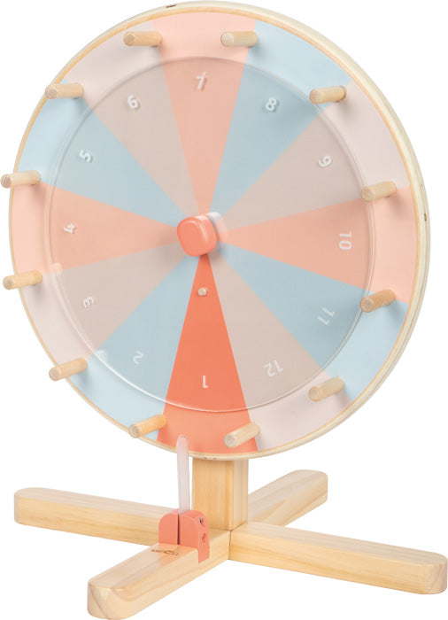 Glücksrad aus Holz zum beschreibbar von small foot - Spiele Kindergeburtstag
