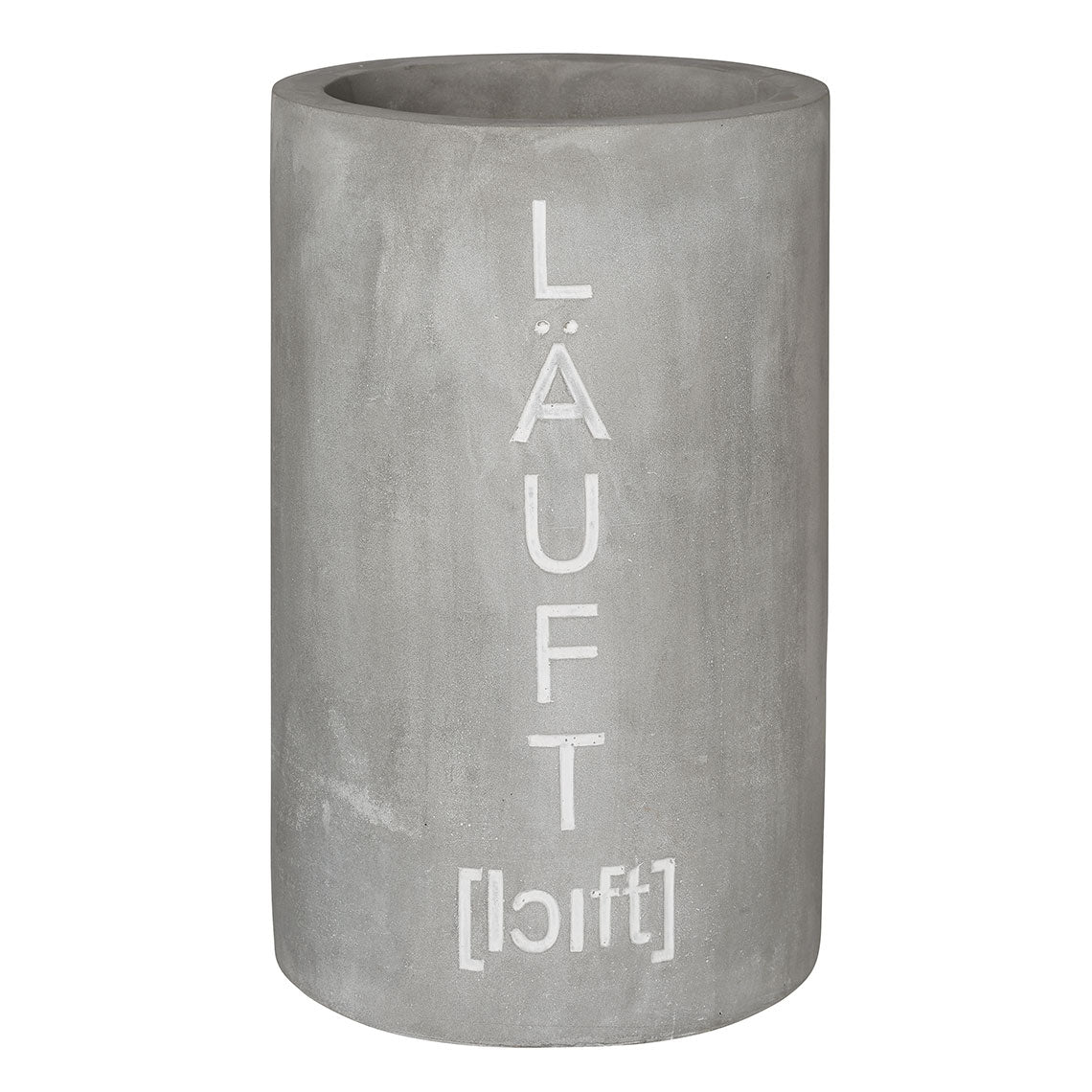 Weinkühler aus Beton " Läuft " von räder design - Wein Geschenk