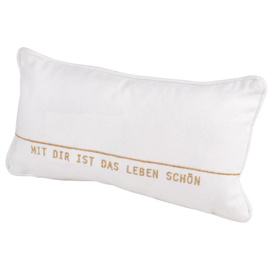 Kissen 33x17 cm " Ein Herz und eine Seele " von räder design mit dir ist das leben schön Liebe Geschenk