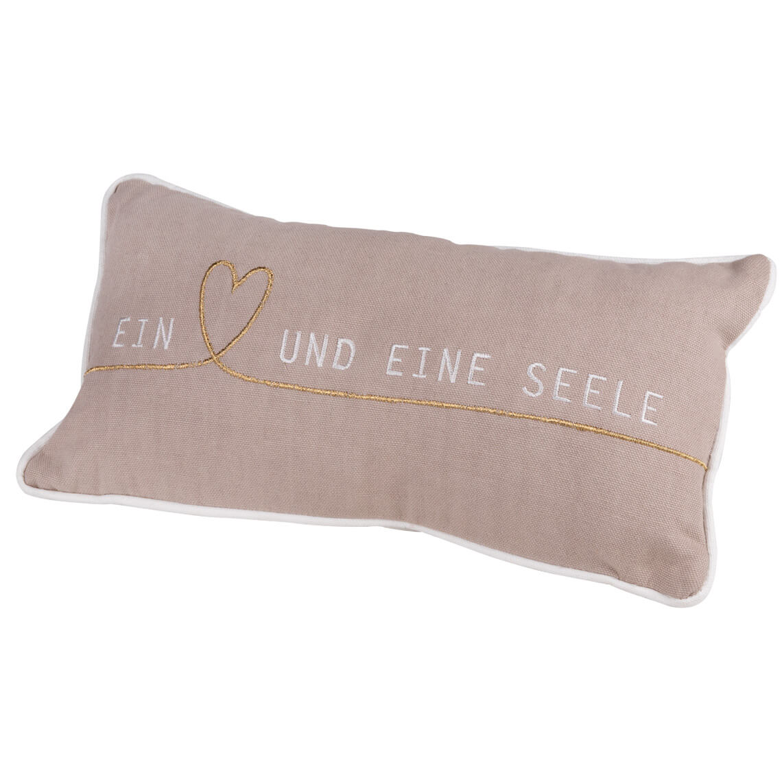 Kissen 33x17 cm " Ein Herz und eine Seele " von räder design mit dir ist das leben schön Liebe Geschenk