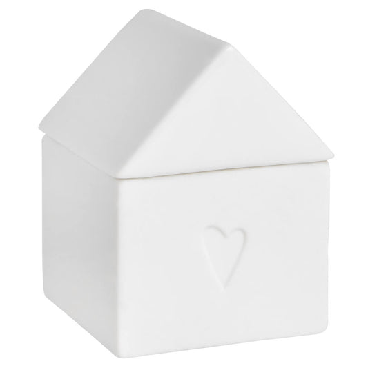 Porzellandose ( klein ) mit Deckel " Herz & Schatzkammer " von räder design