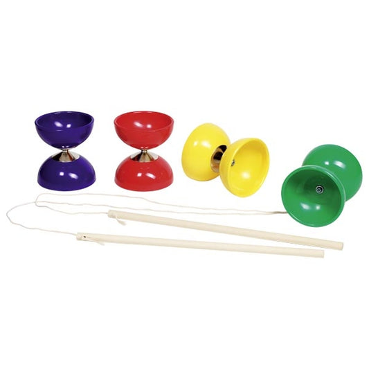 Diabolo mit Stöckern und Schnur von goki Hochwertiges Gartenspielzeug Outdoor