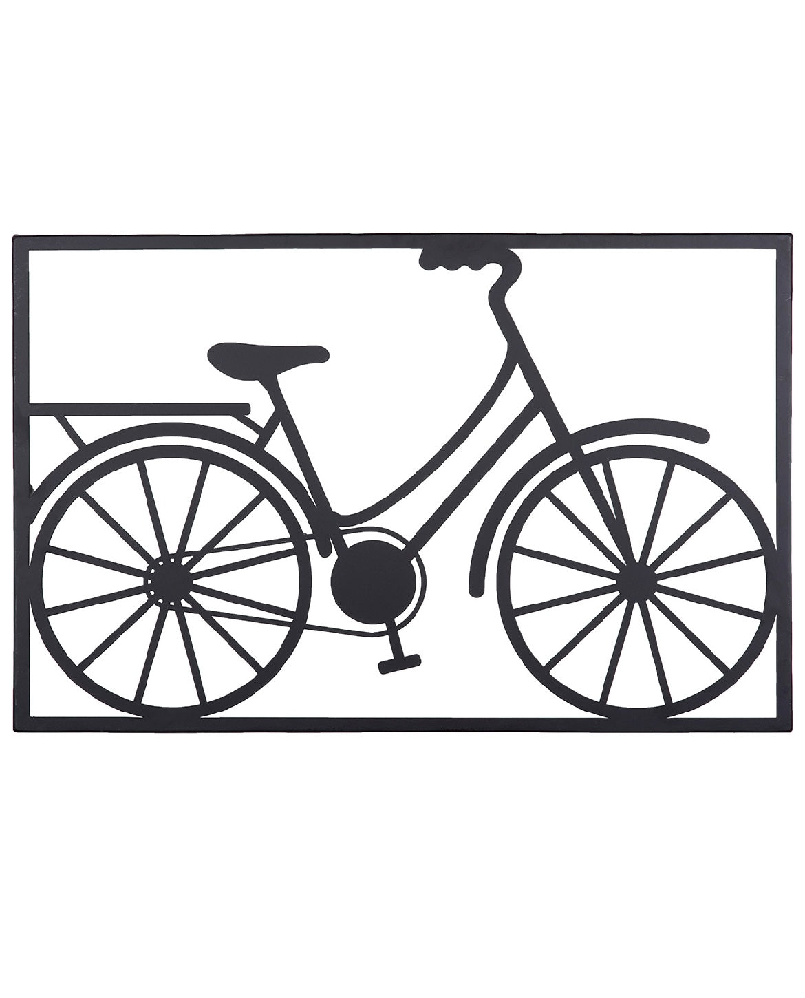 Wandrelief Fahrrad" aus Metall von Gilde Geschenk für Fahrradfahrer