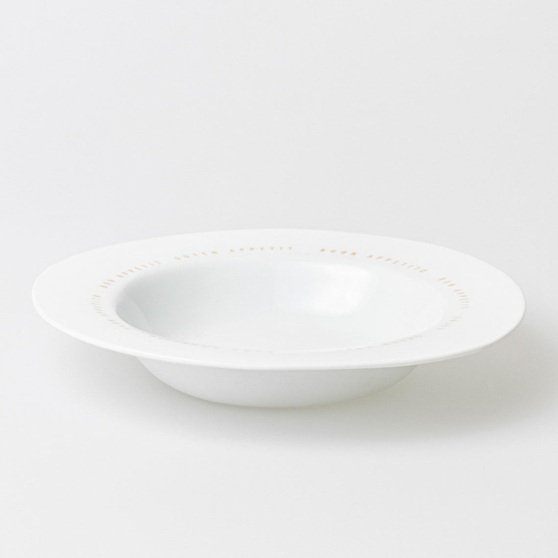 Teller aus Porzellan " Guten Appetit. Buon Appetito. " von räder design