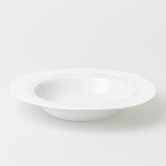 Teller aus Porzellan "  Guten Appetit. Buon Appetito. " von räder design