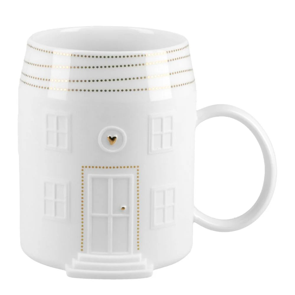 Tasse aus Porzellan Hausoptik "Haustasse" von räder design - Weihnachten Weihnachtsdekoration Geschenkidee