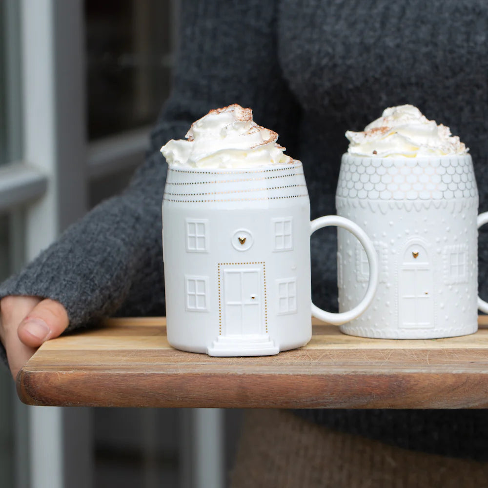 Tasse aus Porzellan Hausoptik "Haustasse" von räder design - Weihnachten Weihnachtsdekoration Geschenkidee