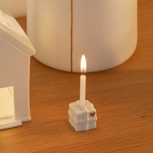Birthday candle holder "Gift" by räder design - gift idea