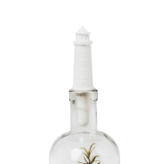 Maritime bottle stopper made of porcelain "Lighthouse" by räder design
