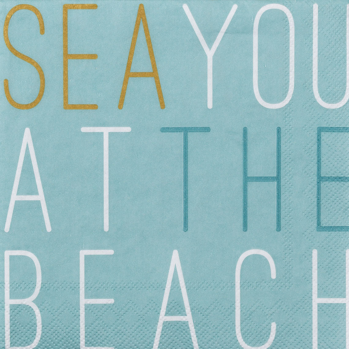 Cocktailserviette 25x25 cm " Sea you at the beach " von räder design
