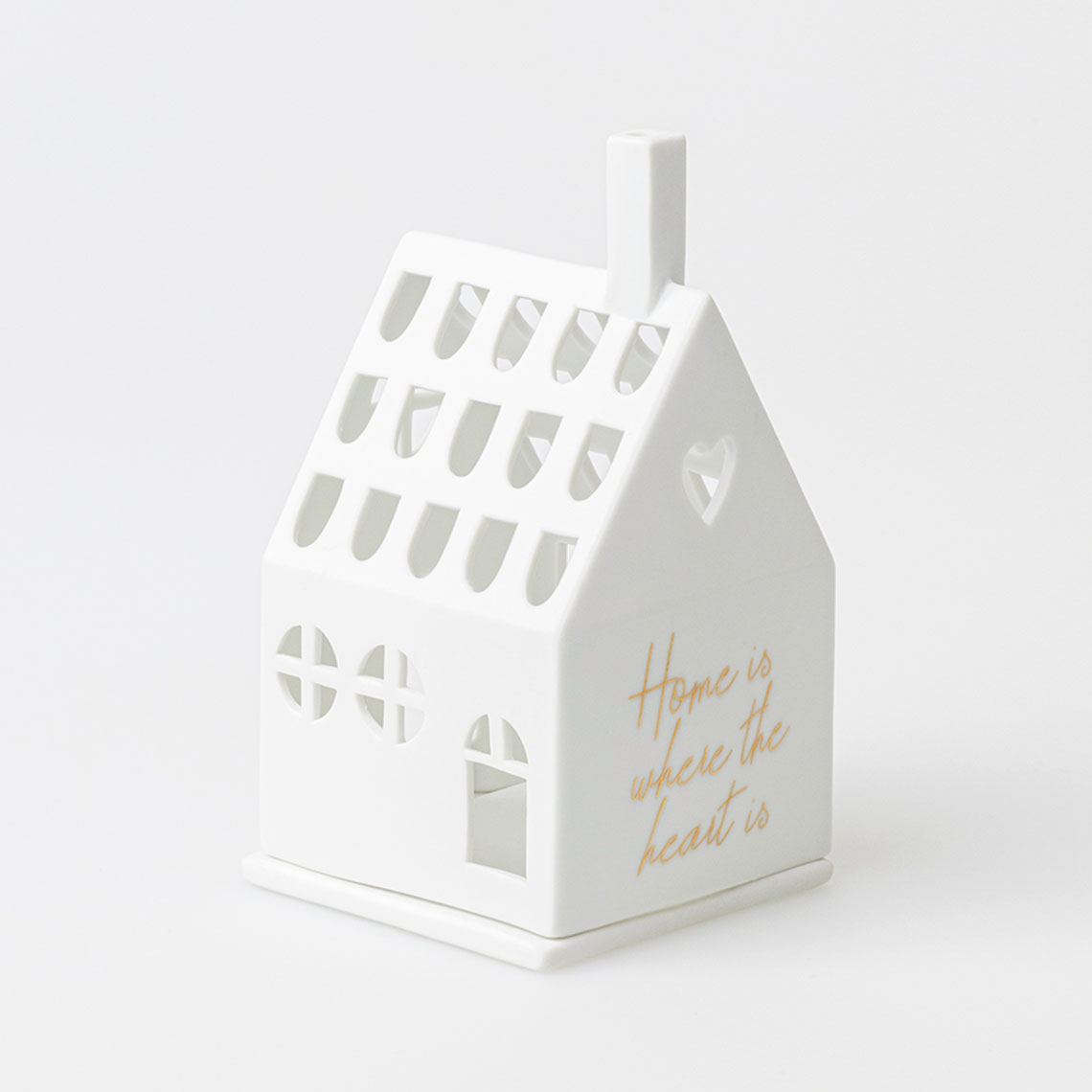Lichthaus aus Porzellan " Home is where the heart is " von räder design