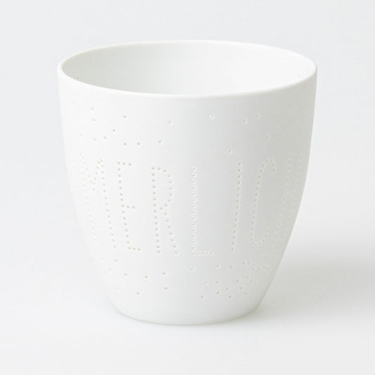 fine tealight holder made of porcelain "Summer Light" sun by räder design