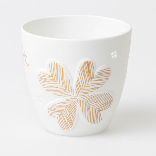 fine tealight holder made of porcelain "Glückslicht" by räder design