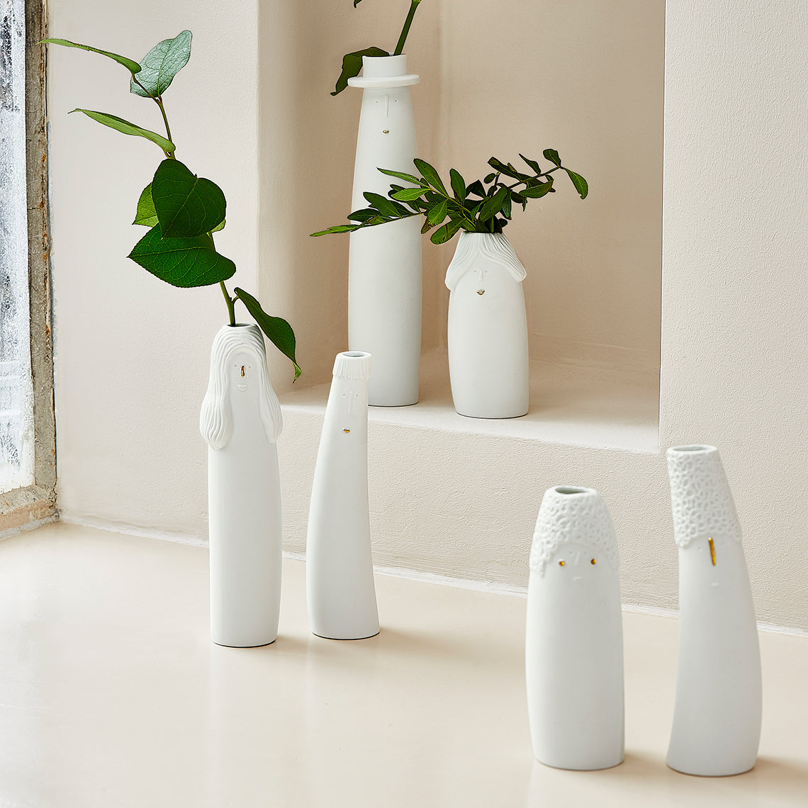 Familienbande Vasen „Oma & Opa“ aus Porzellan von räder design