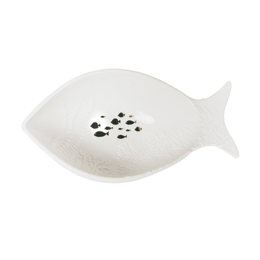 Maritime Schale aus Porzellan " Fische / Korallen " von räder design