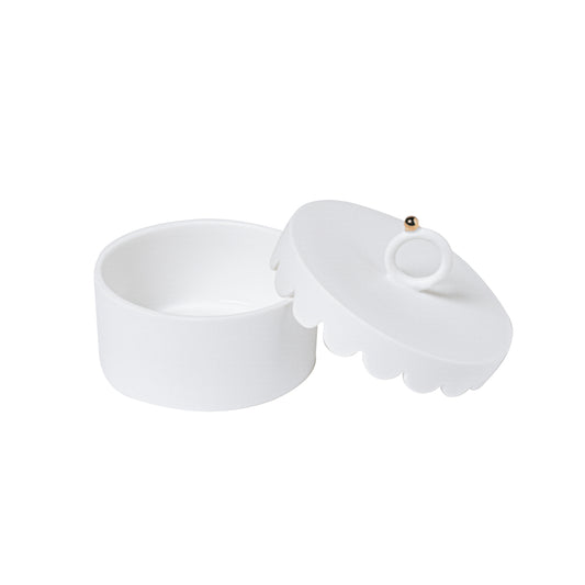 kleine Schmuckdose aus Porzellan von räder design - Ringdose etc.