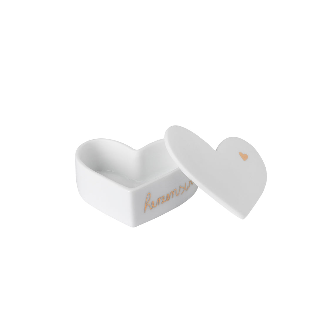 Herzdose aus Porzellan Hochzeit " Herzenswünsche " von räder design