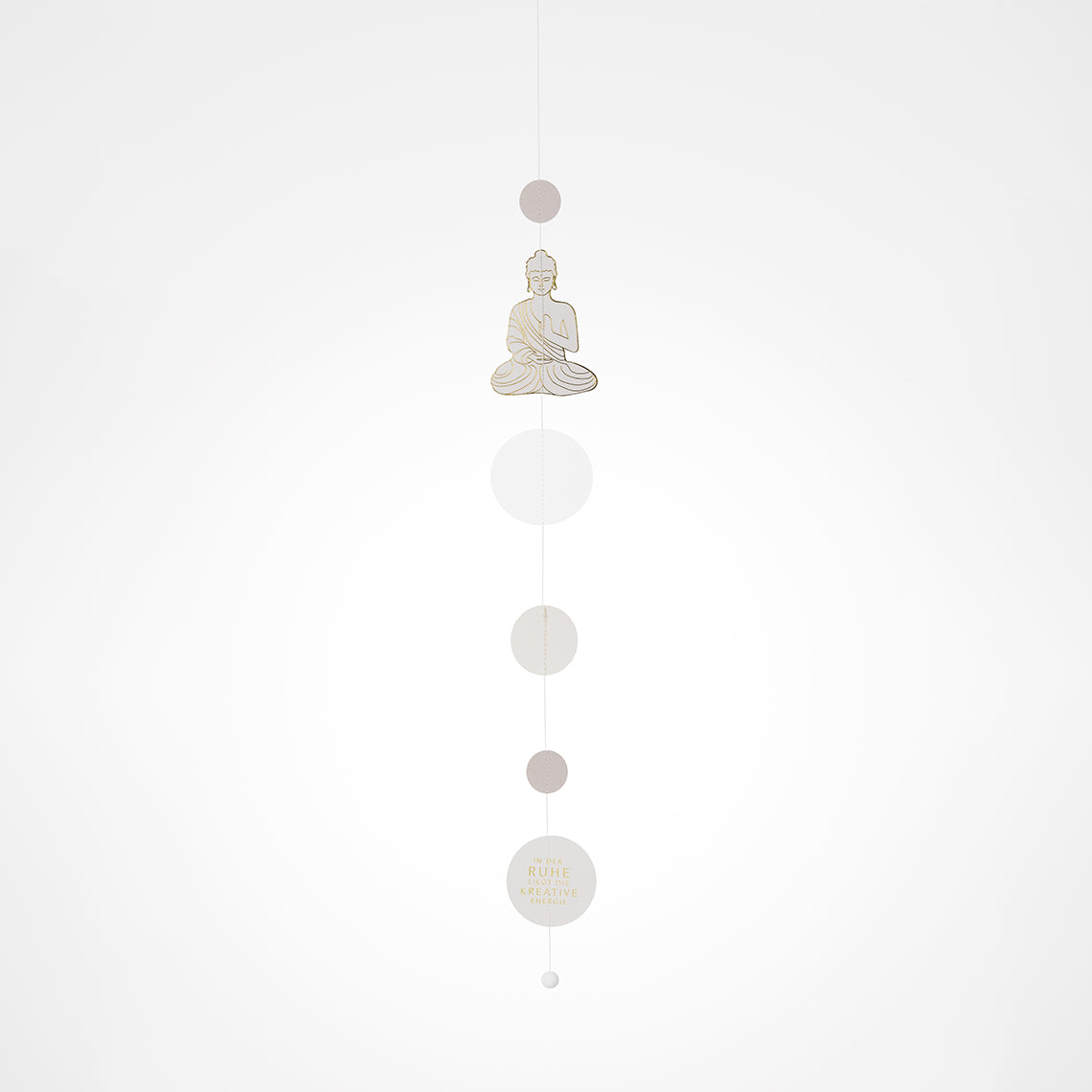 Girlande aus Papier "Buddha" 70 cm von räder design - Moderne Papiergirlande