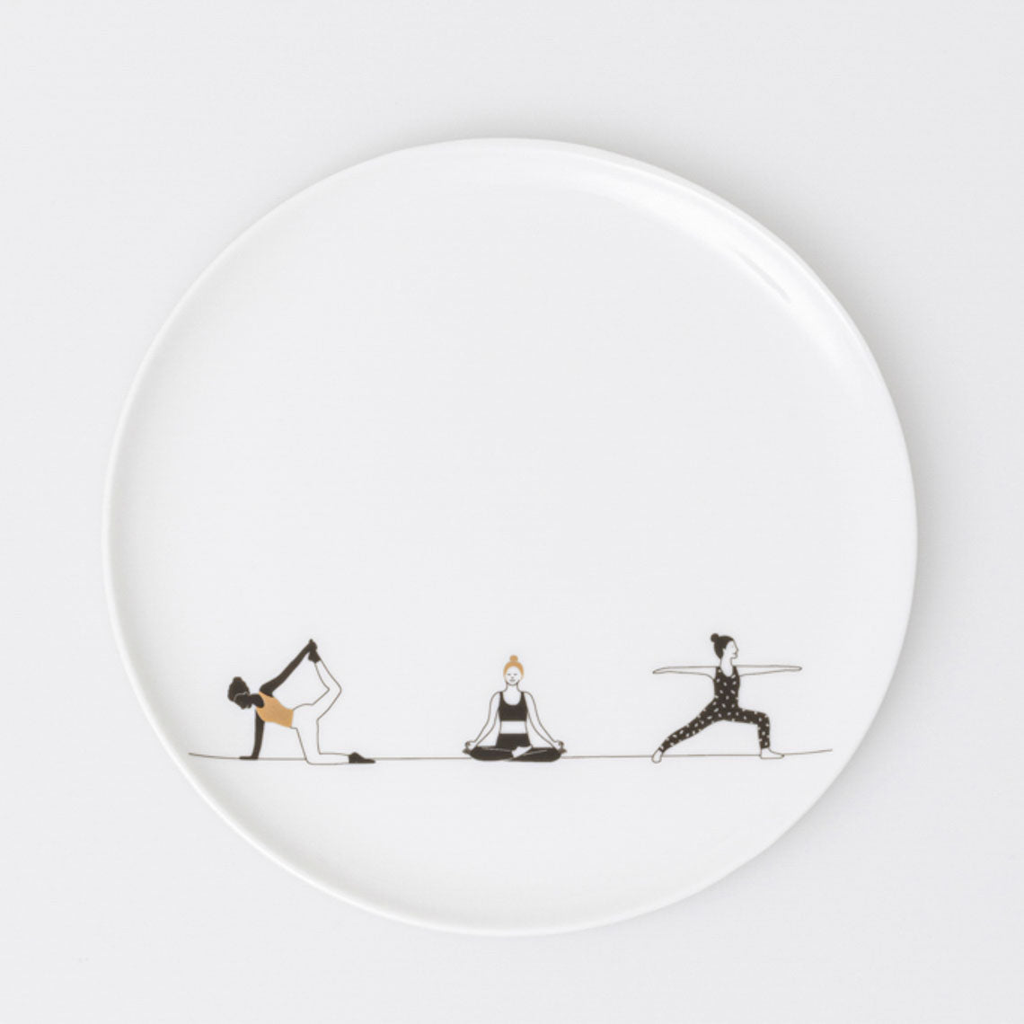 Teller aus Porzellan " Yoga " von räder design Entspannung