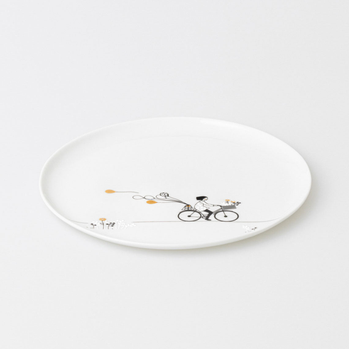 Teller aus Porzellan " Radfahren " von räder design Fahrrad fahren