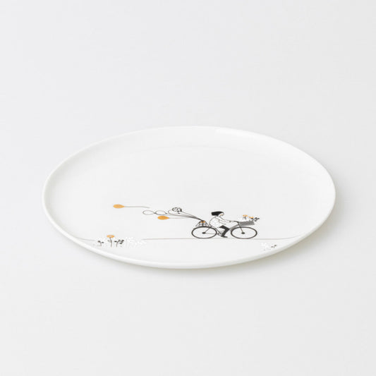 Teller aus Porzellan " Radfahren " von räder design Fahrrad fahren