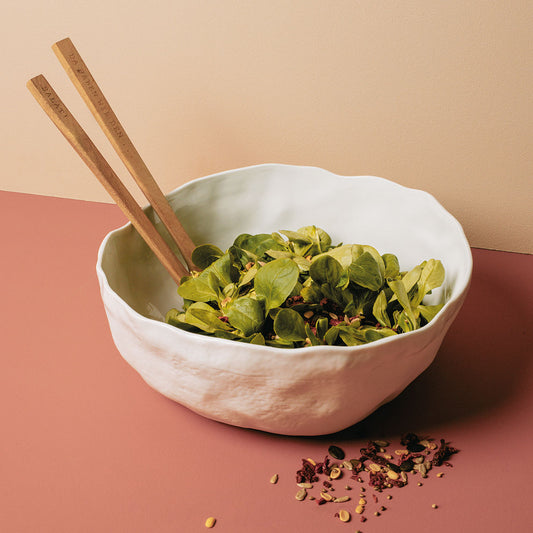 Schale aus Porzellan Ø31cm von räder design genießer für Bowl Salat etc.