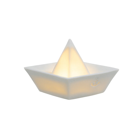 Schiff aus Porzellan mit LED-Beleuchtung von räder design Maritim Anker