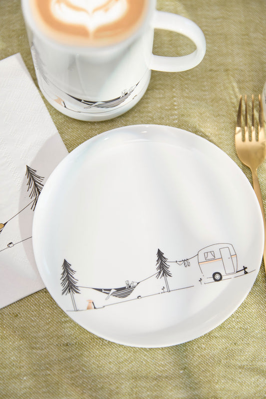Hobby Geschenkteller Camping Neuheit von räder design Campingfreunde 15cm
