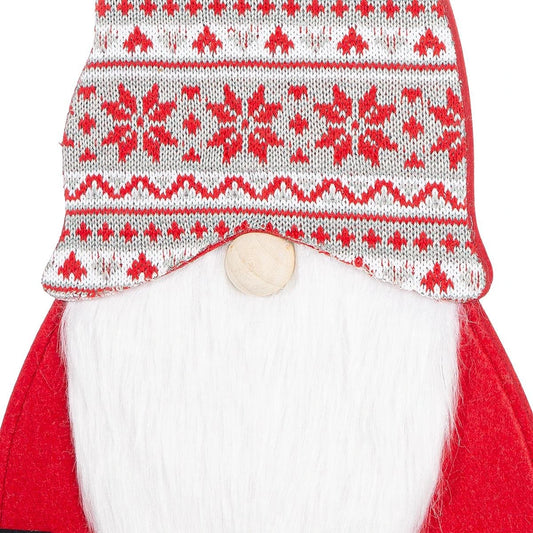 Standrelief Wichtel „Willy“ von Gilde – Weihnachtswichtel aus Filz & MDF 67 cm