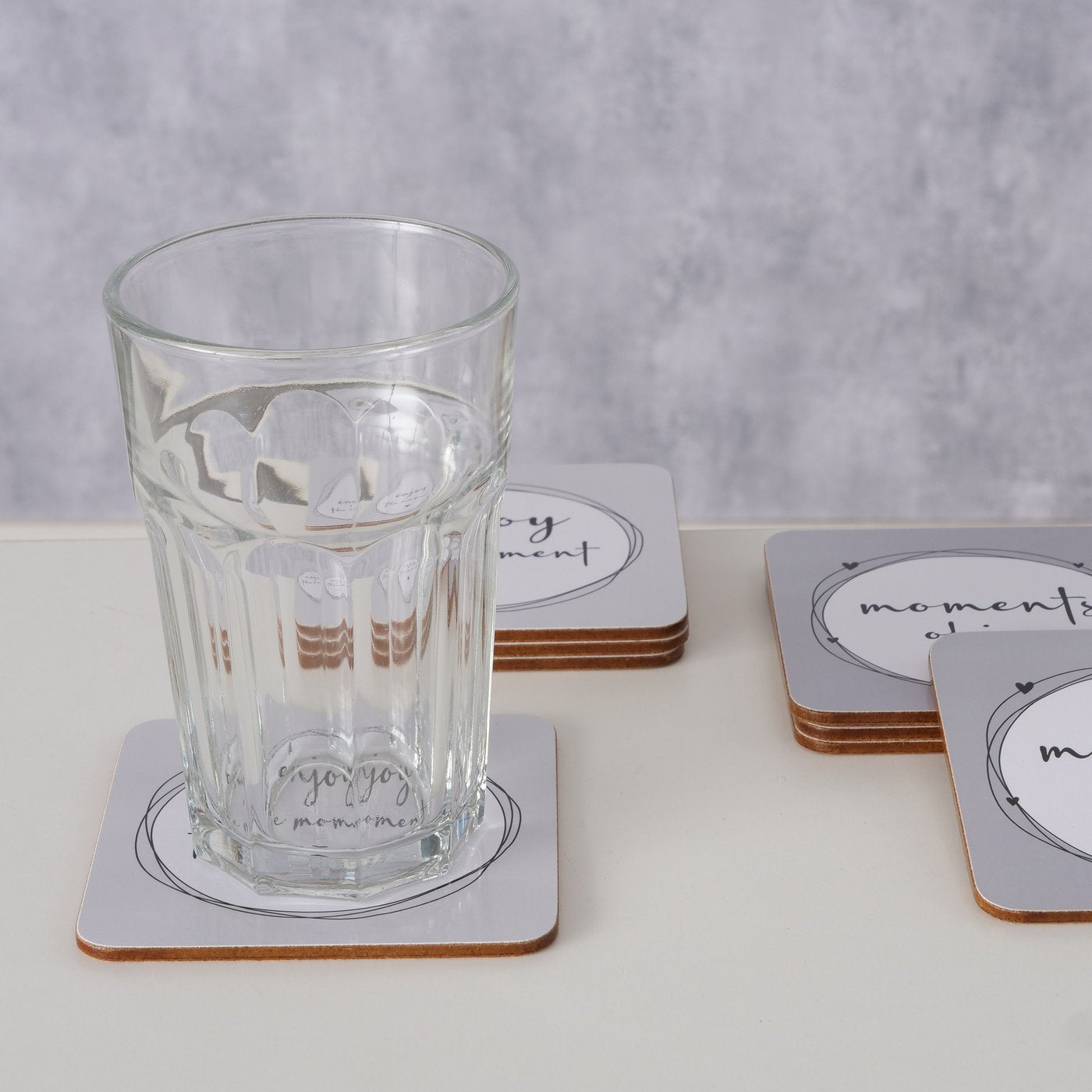 Untersetzer aus Holz 4er-Set " Moments " von Boltze