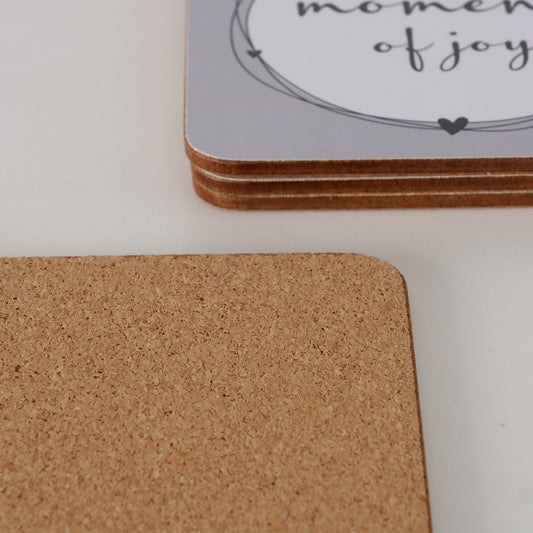 Untersetzer aus Holz 4er-Set " Moments " von Boltze