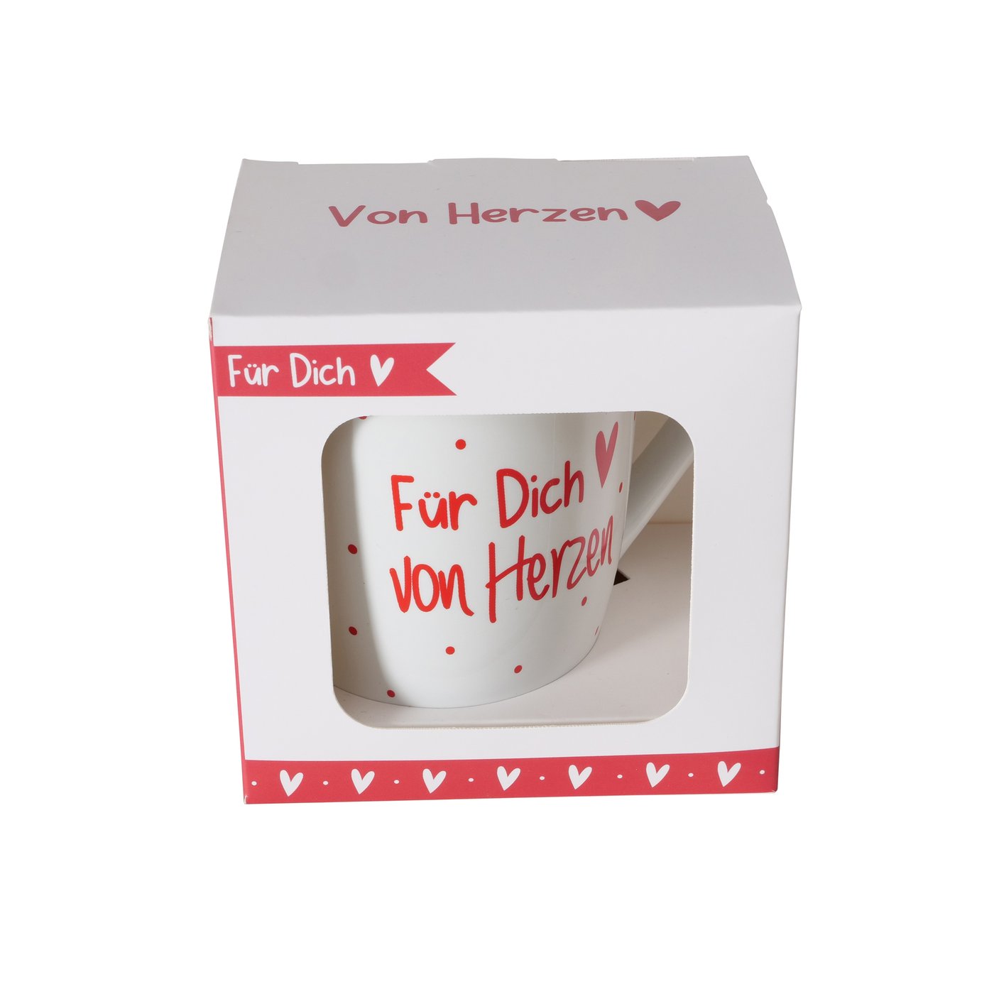 Becher " Für Dich " in drei Varianten als Geschenk von Boltze - Geschenkidee Liebe Freundschaft