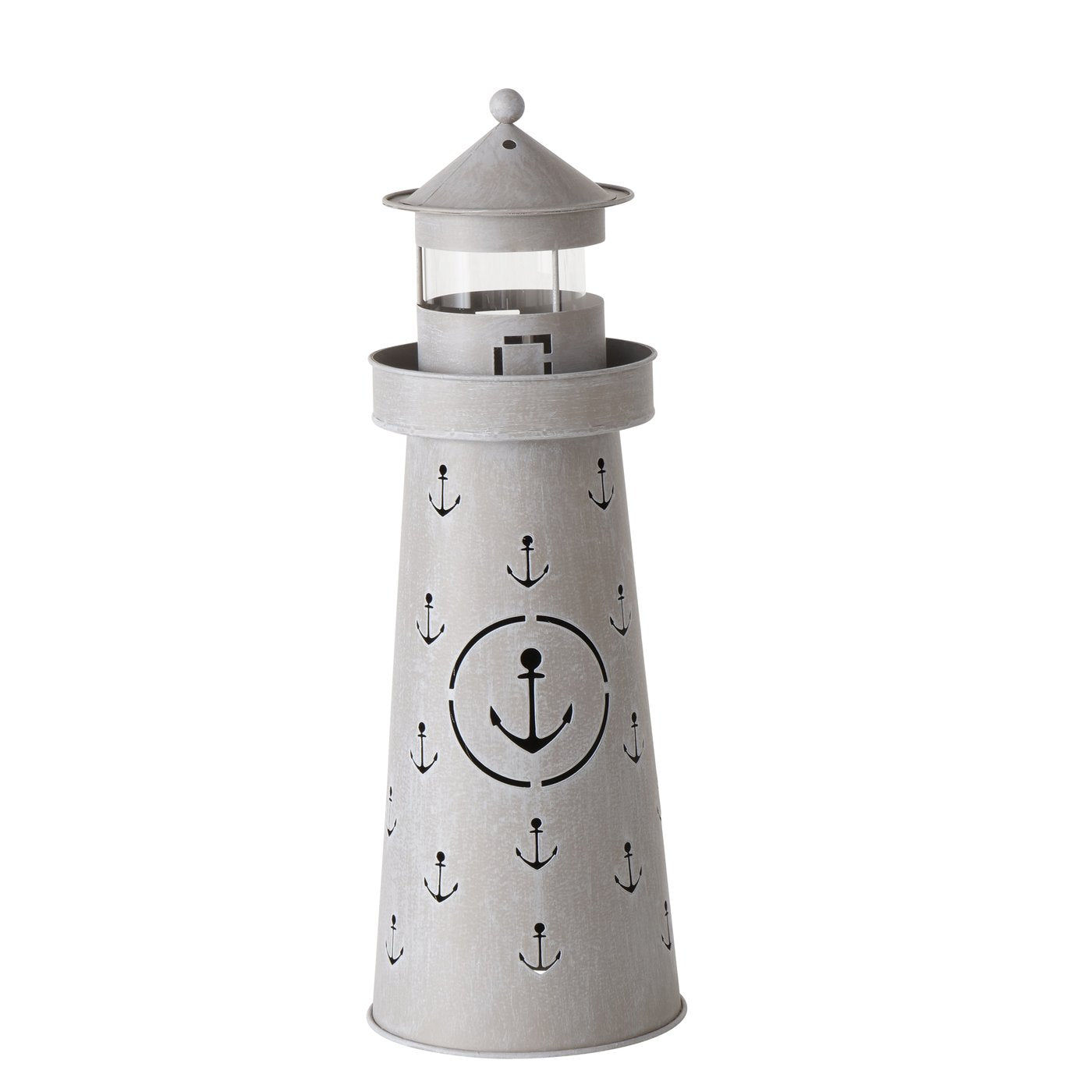Maritime Outdoor-Laternen aus Metall, 2er-Setpreis Leuchtturm Maritime Dekoration von Boltze