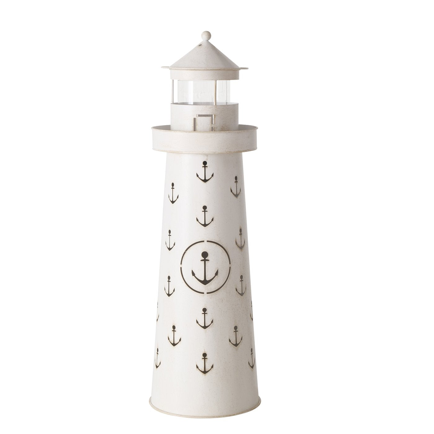 Maritime Outdoor-Laternen aus Metall, 2er-Setpreis Leuchtturm Maritime Dekoration von Boltze