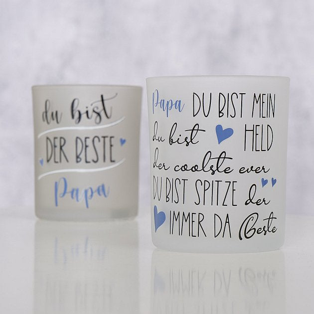 Kerzenglas für den Besten Papa Geschenkartikel von Boltze - Vatertag Geschenkidee
