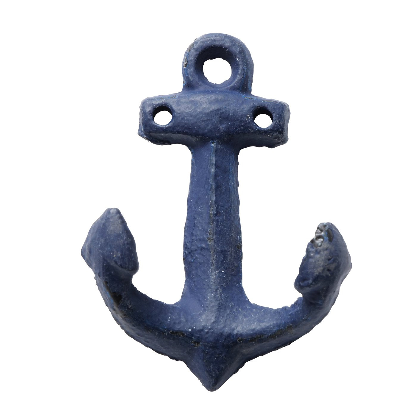 Garderobenhaken Anker aus Metall, nach Wahl dunkelblau/hellblau/weiß von Boltze - Maritime Dekoration