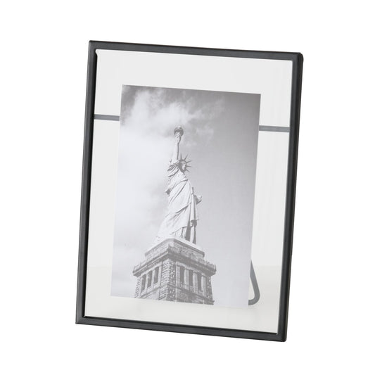 Bilderrahmen aus Metall (klein) mit Standfuß Format 10x15 cm von Boltze - Foto Geschenkidee