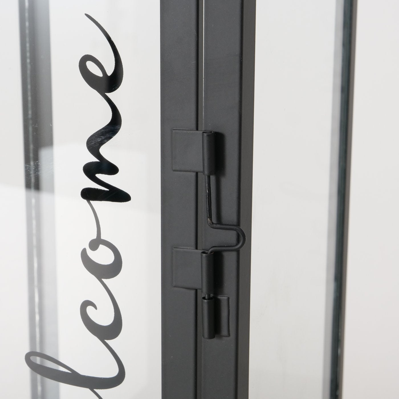 Indoor-Laternen aus Metall "welcome/my happy place" von Boltze - Beleuchtung moderne Dekoration