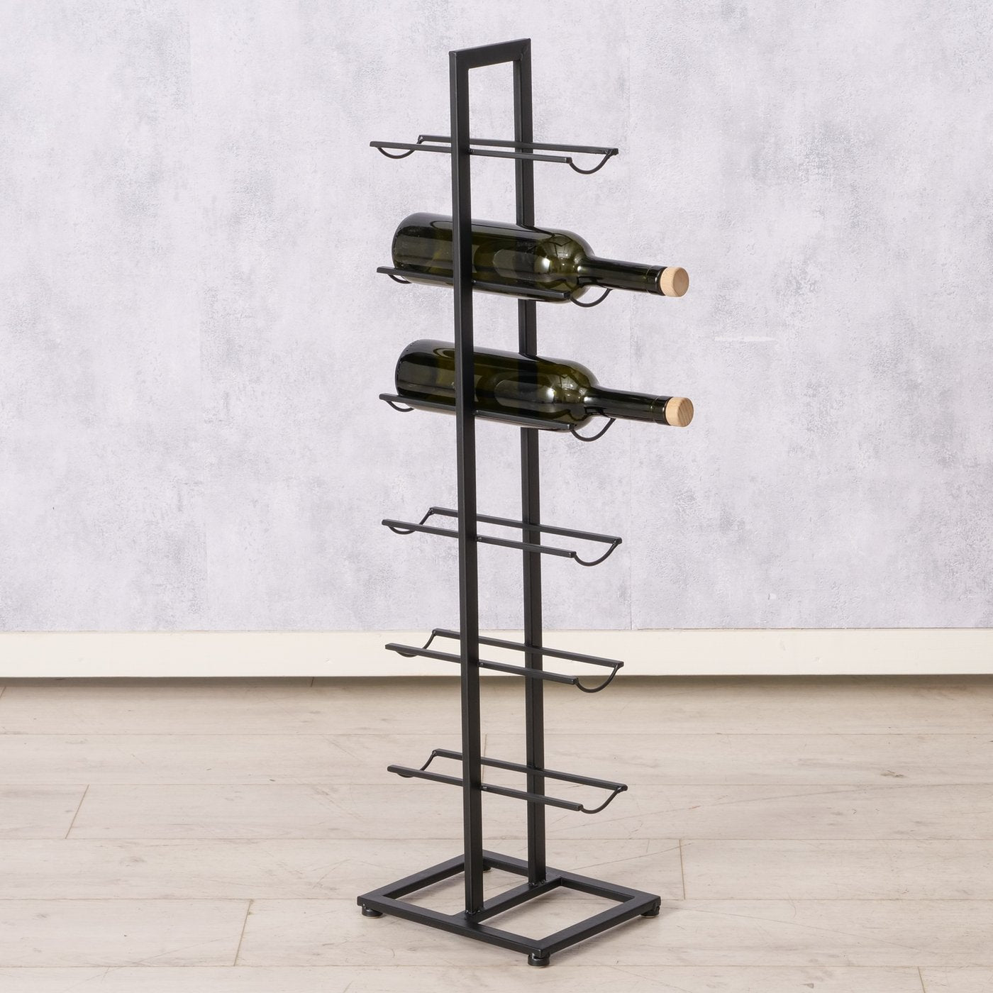 Weinregal aus Metall für 6 Flaschen von Boltze schöner Halter