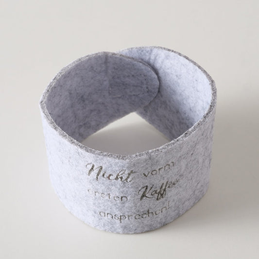 Becher Banderole " Kaffeezeit " von Boltze - Geschenkidee Kaffeetrinken Spruch zum Kaffee an der Tasse