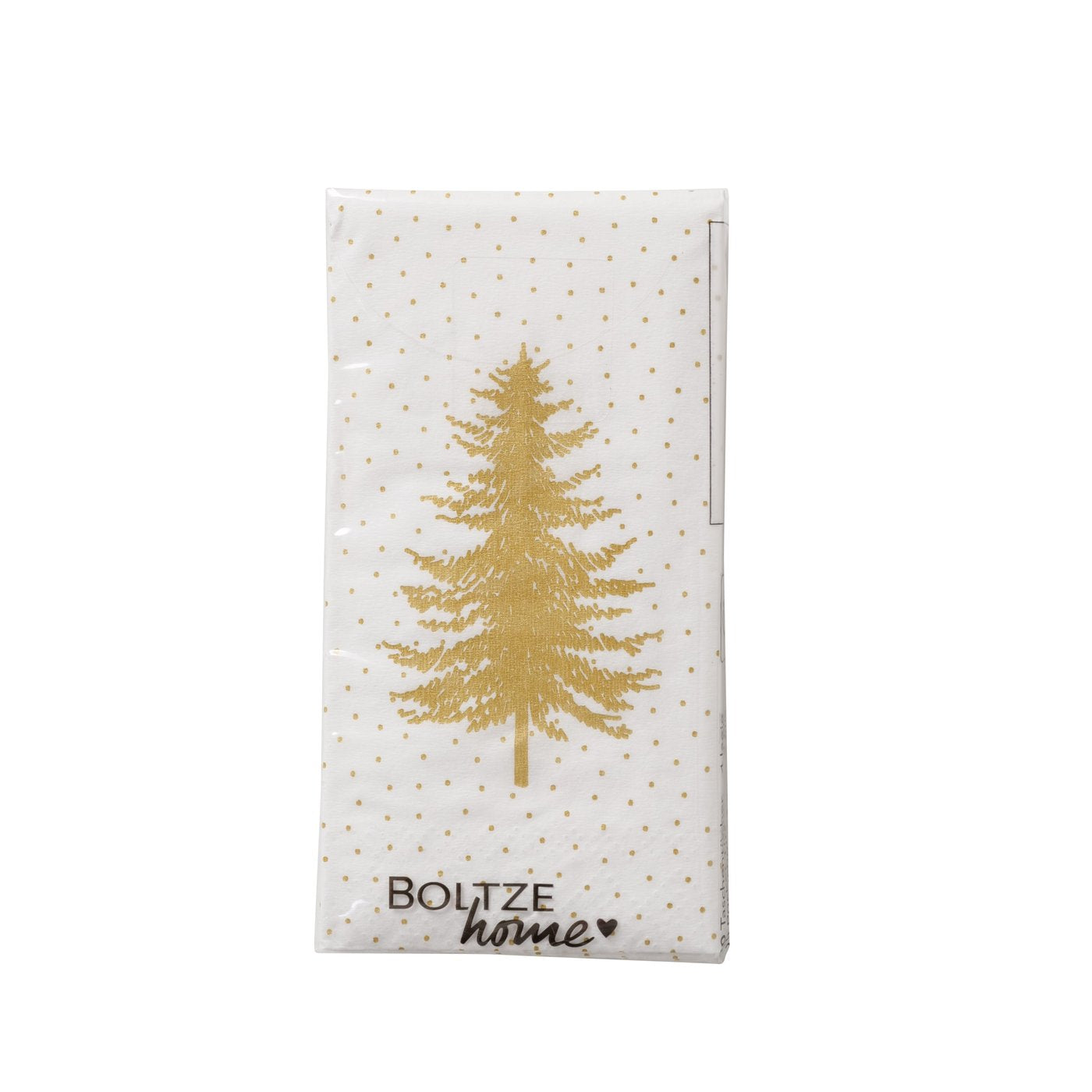 Taschentücher " Goldener Weihnachtsbaum " 10 Stück von Boltze - Weihnachten Gold Weihnachtsbaum